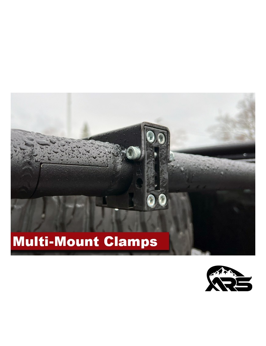MetalCloak Wzmocnione belki poprzeczne BakPak Multi-Mount, para