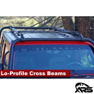 MetalCloak Belki poprzeczne OverCab Lo-Profile, rura 2 cale, Jeep JK, JL, JT - ujęcie 2