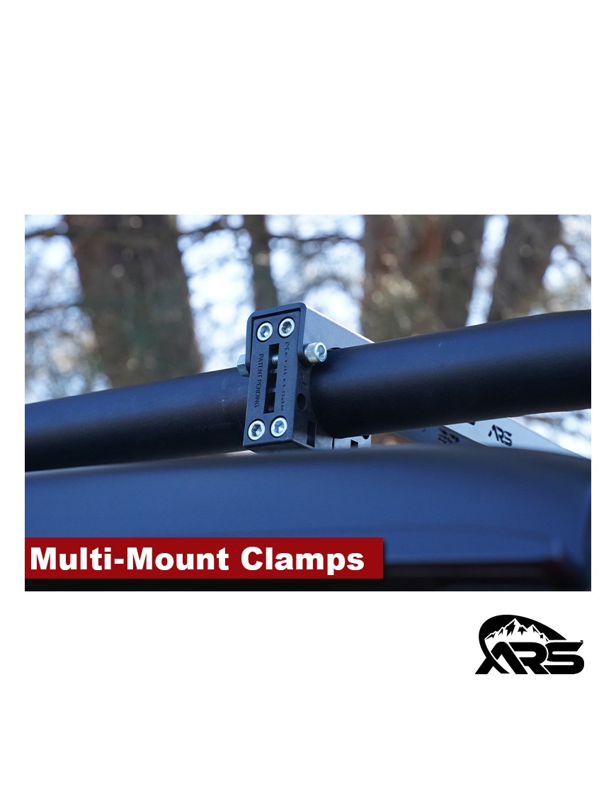 MetalCloak Wzmocnione belki poprzeczne OverCab Multi-Mount, para, Jeep JK, JL, JT