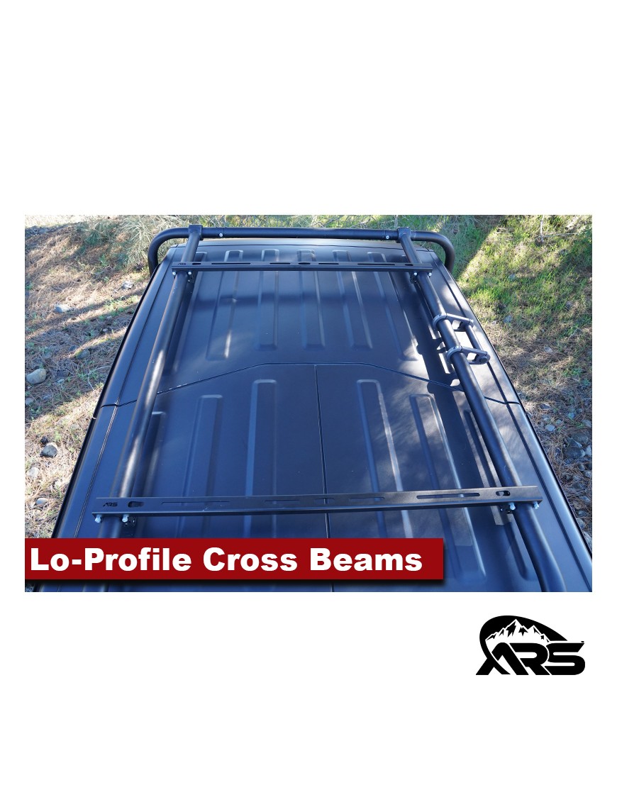 MetalCloak Belki poprzeczne OverCab Lo-Profile, rura 2 cale, Jeep JK, JL, JT
