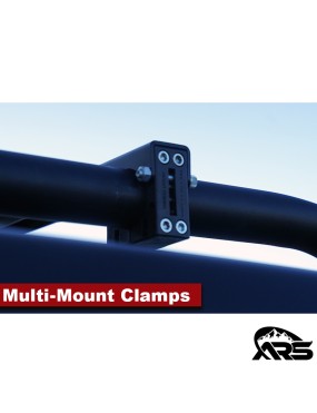 MetalCloak Belki poprzeczne OverCab Lo-Profile, rura 2 cale, Jeep JK, JL, JT
