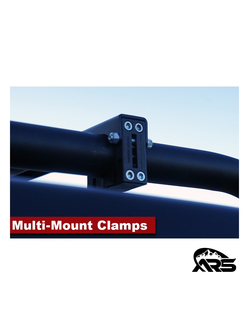 MetalCloak Belki poprzeczne OverCab Lo-Profile, rura 2 cale, Jeep JK, JL, JT