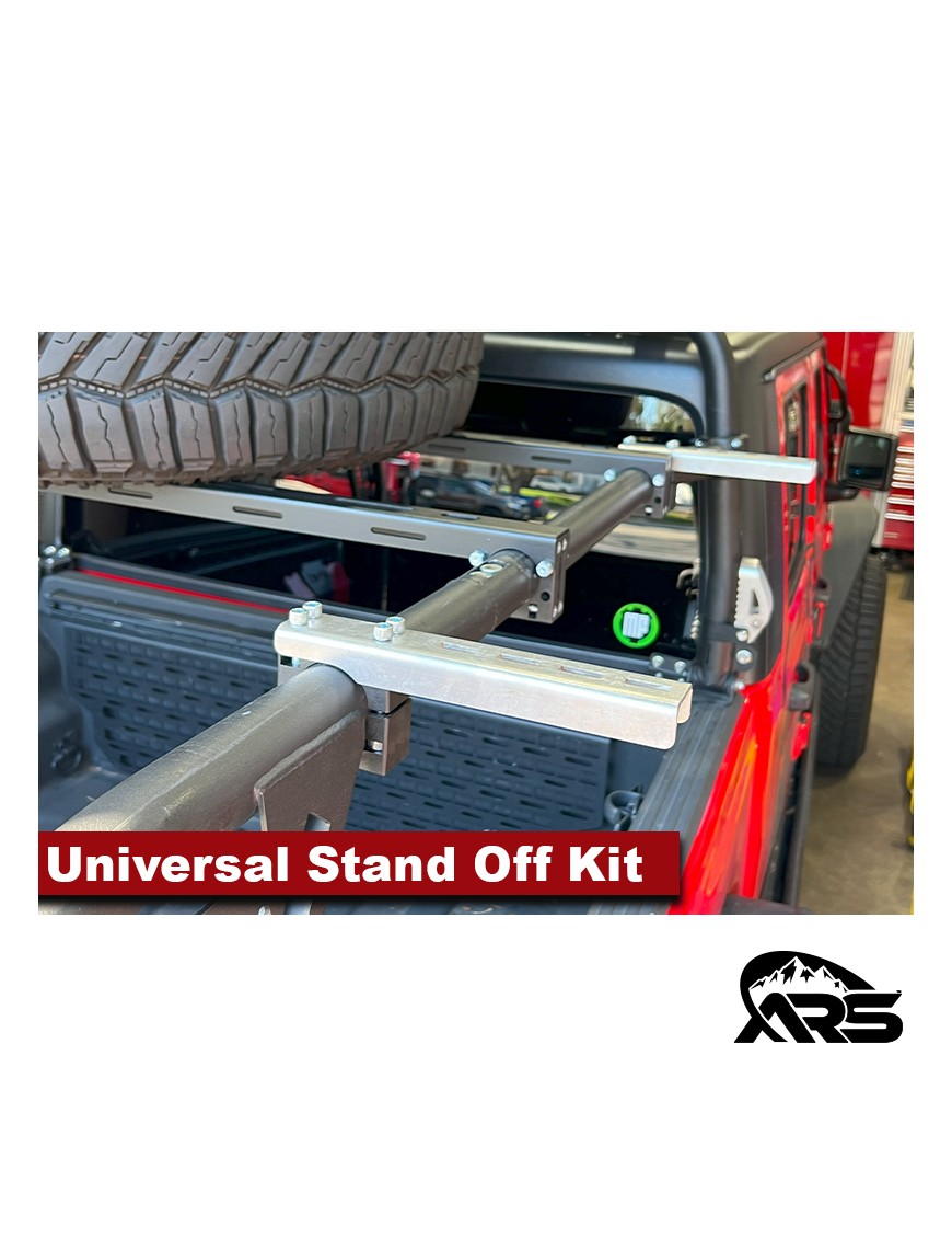 MetalCloak Uniwersalne dystanse montażowe Multi-Mount na rurę 2 cale, para