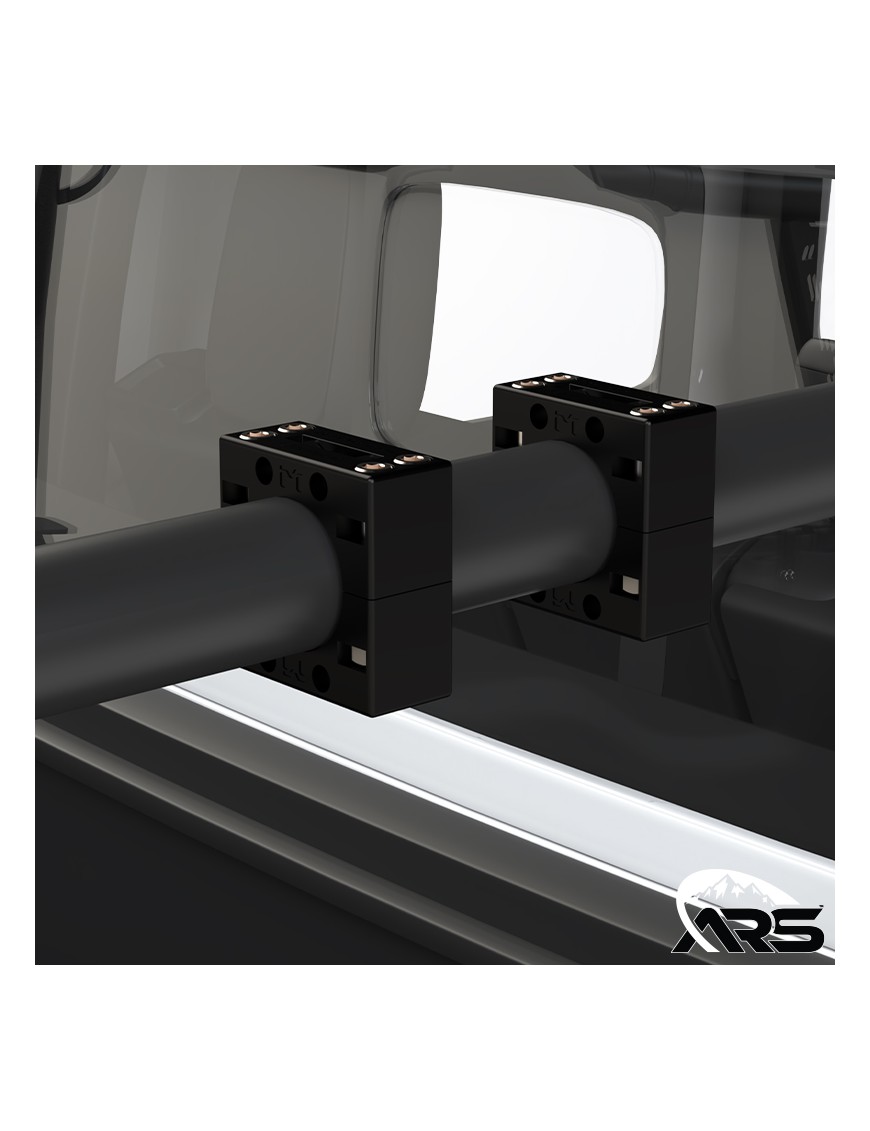 MetalCloak Uniwersalne uchwyty akcesoriów Multi-Mount na rurę 2 cale, para
