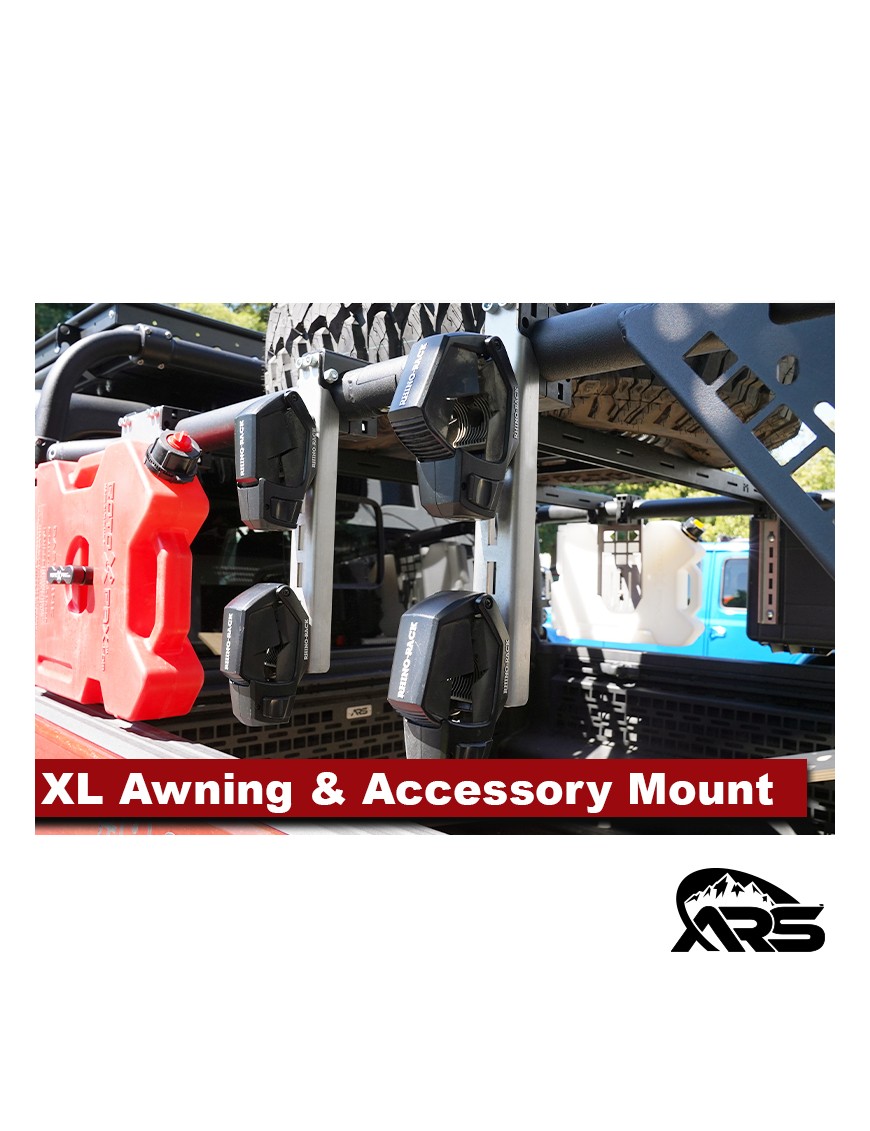 MetalCloak Uniwersalny uchwyt akcesoriów XL Multi-Mount na rurę 2 cale