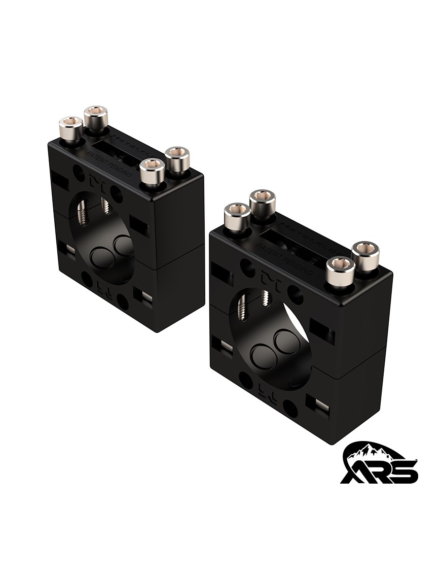 MetalCloak Uniwersalne uchwyty akcesoriów Multi-Mount na rurę 2 cale, para