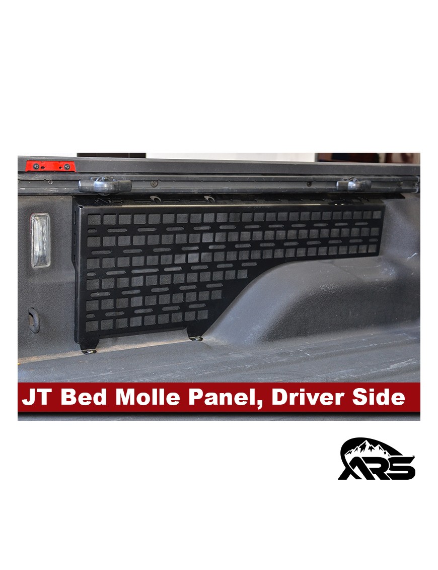 MetalCloak Panel MOLLE do skrzyni ładunkowej, strona kierowcy, Jeep Gladiator JT