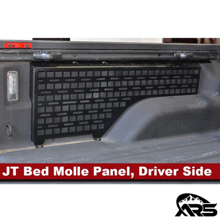 MetalCloak Panel MOLLE do skrzyni ładunkowej, strona kierowcy, Jeep Gladiator JT