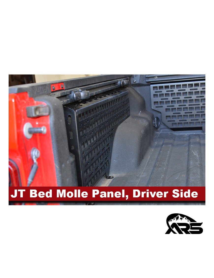 MetalCloak Panel MOLLE do skrzyni ładunkowej, strona kierowcy, Jeep Gladiator JT