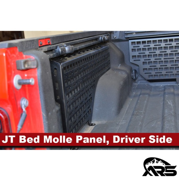 MetalCloak Panel MOLLE do skrzyni ładunkowej, strona kierowcy, Jeep Gladiator JT - ujęcie 2