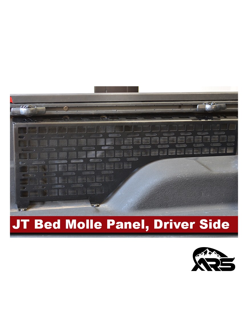 MetalCloak Panel MOLLE do skrzyni ładunkowej, strona kierowcy, Jeep Gladiator JT