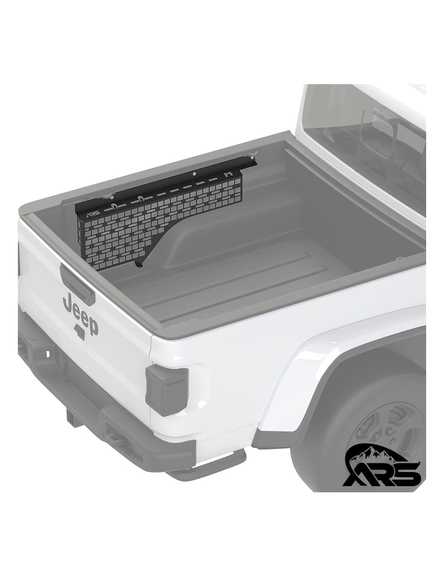 MetalCloak Panel MOLLE do skrzyni ładunkowej, strona kierowcy, Jeep Gladiator JT
