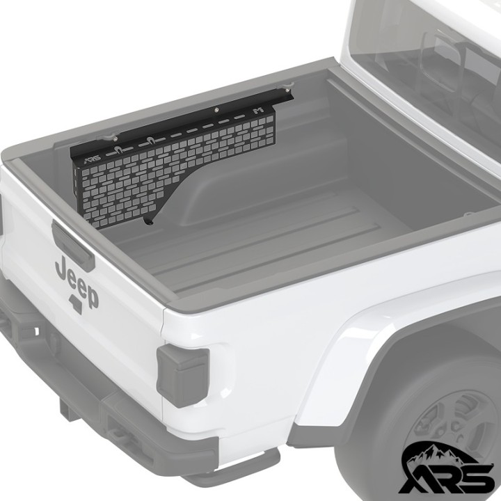 MetalCloak Panel MOLLE do skrzyni ładunkowej, strona kierowcy, Jeep Gladiator JT - ujęcie 6