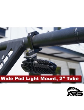 MetalCloak Wąski uchwyt lampy pod light na rurę 2 cale, aluminium frezowane