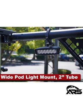 MetalCloak Wąski uchwyt lampy pod light na rurę 2 cale, aluminium frezowane