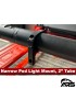 MetalCloak Wąski uchwyt lampy pod light na rurę 2 cale, aluminium frezowane