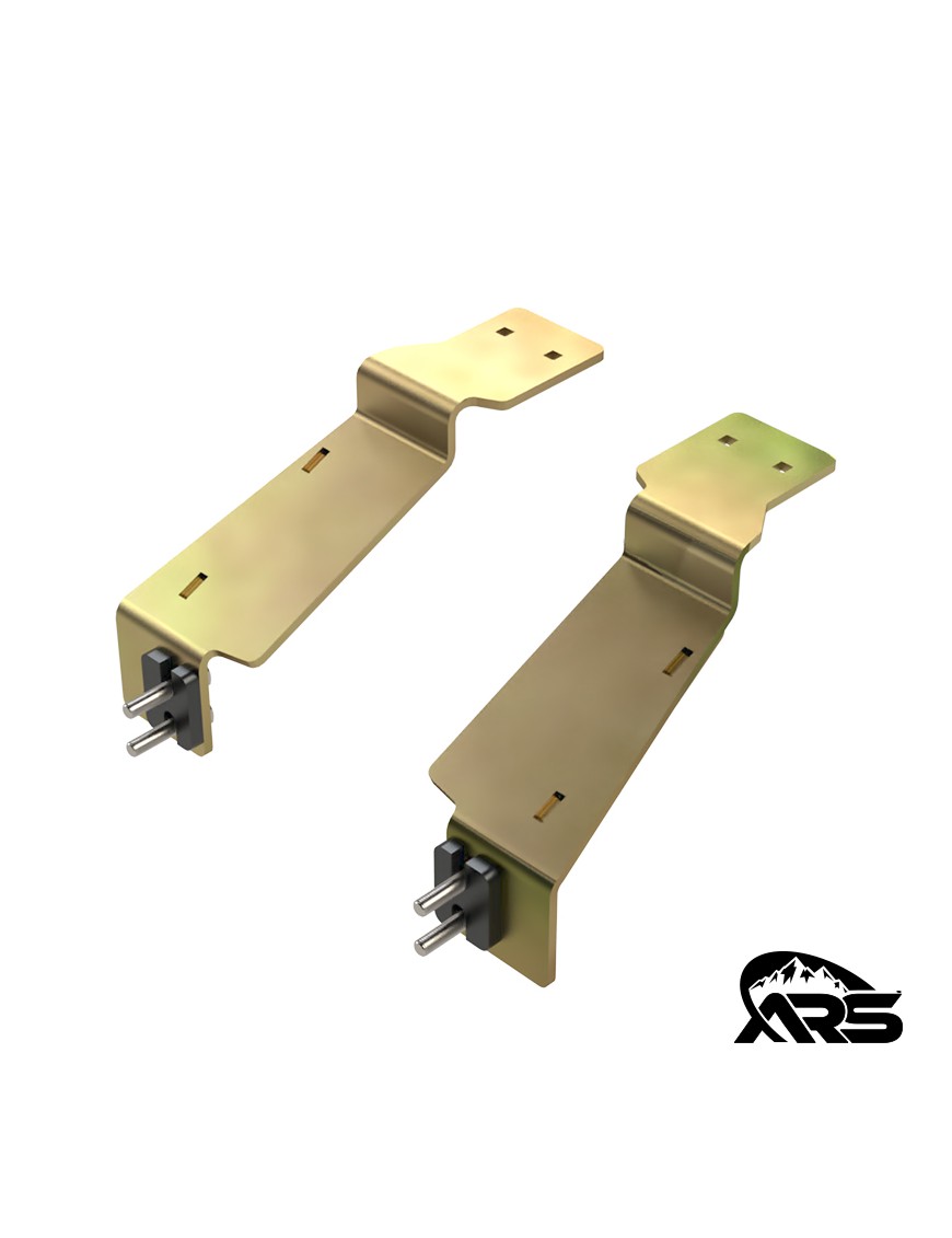 MetalCloak Tylne wsporniki ramowe Rocklander, Jeep Wrangler JK