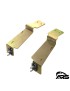 MetalCloak Tylne wsporniki ramowe Rocklander, Jeep Wrangler JK