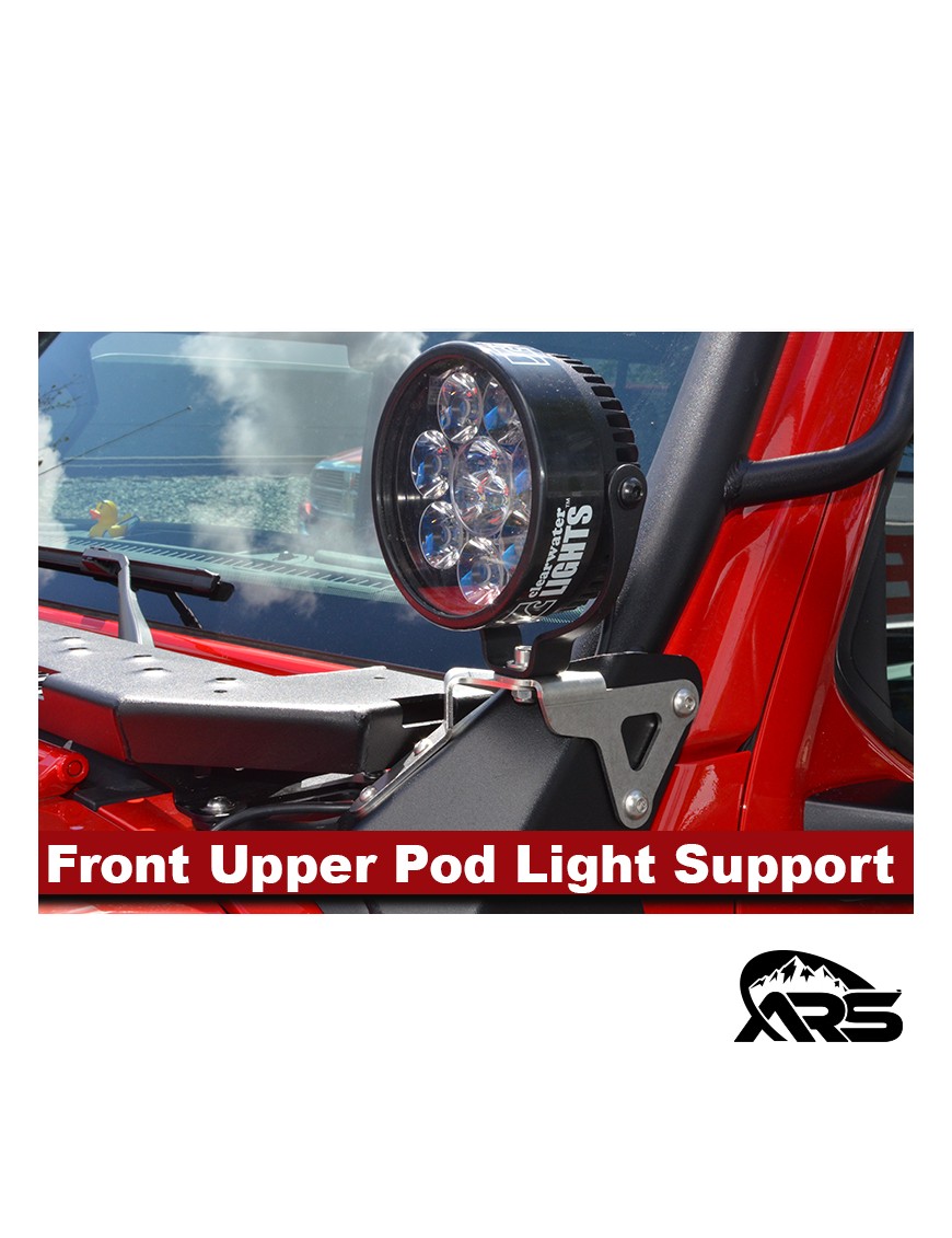 MetalCloak Wspornik górnego uchwytu lamp pod light, Jeep Wrangler JL i Gladiator JT