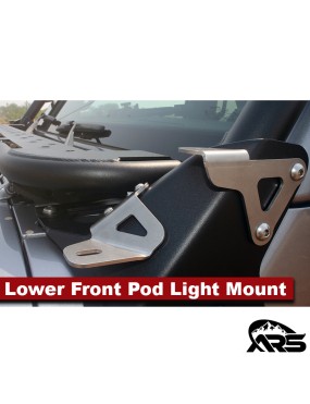 MetalCloak Dolny przedni uchwyt lamp pod light, Jeep Wrangler JL i Gladiator JT