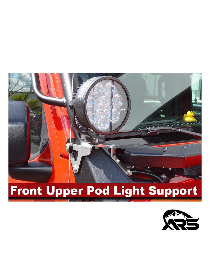 MetalCloak Wspornik górnego uchwytu lamp pod light, Jeep Wrangler JL i Gladiator JT - ujęcie 4