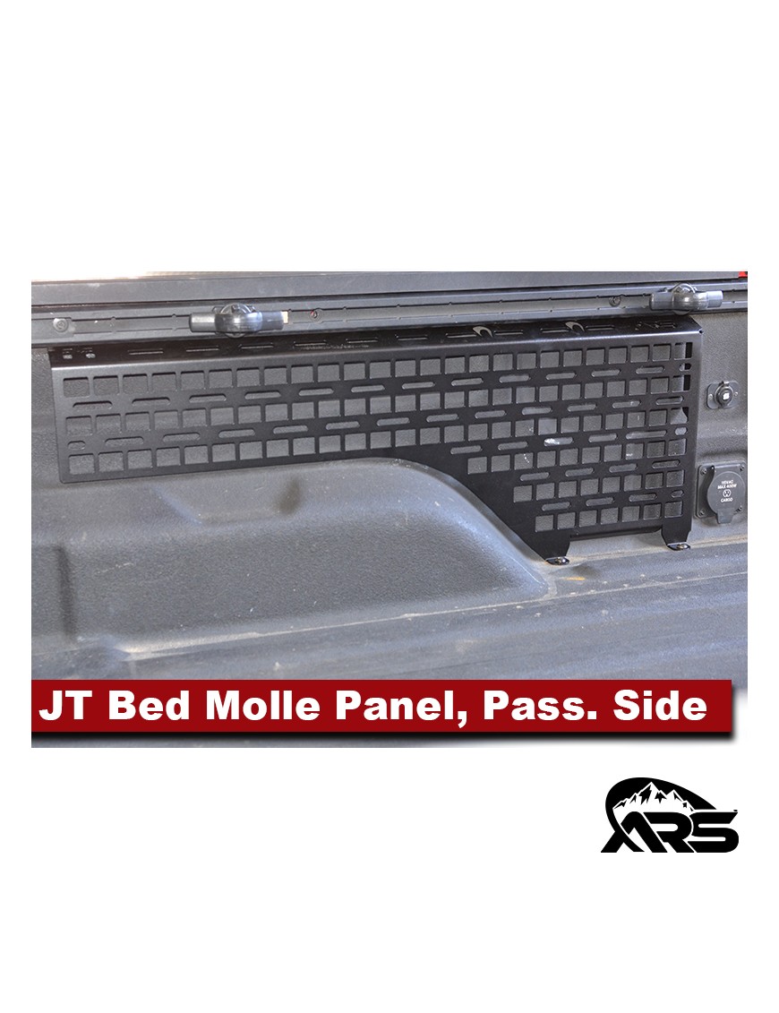 MetalCloak Panel MOLLE do skrzyni ładunkowej, strona pasażera, Jeep Gladiator JT