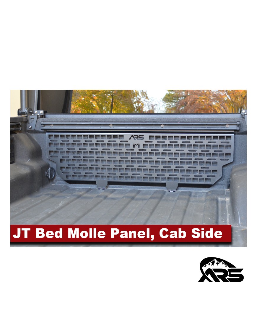 MetalCloak Panel MOLLE do skrzyni ładunkowej przy kabinie, Jeep Gladiator JT