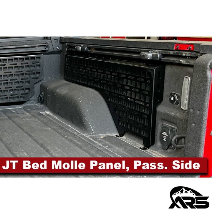 MetalCloak Panel MOLLE do skrzyni ładunkowej, strona pasażera, Jeep Gladiator JT - ujęcie 2