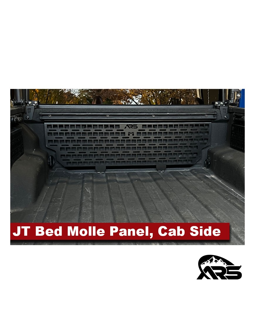 MetalCloak Panel MOLLE do skrzyni ładunkowej przy kabinie, Jeep Gladiator JT