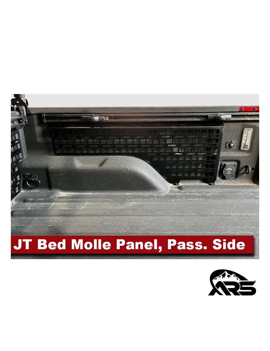 MetalCloak Panel MOLLE do skrzyni ładunkowej, strona pasażera, Jeep Gladiator JT