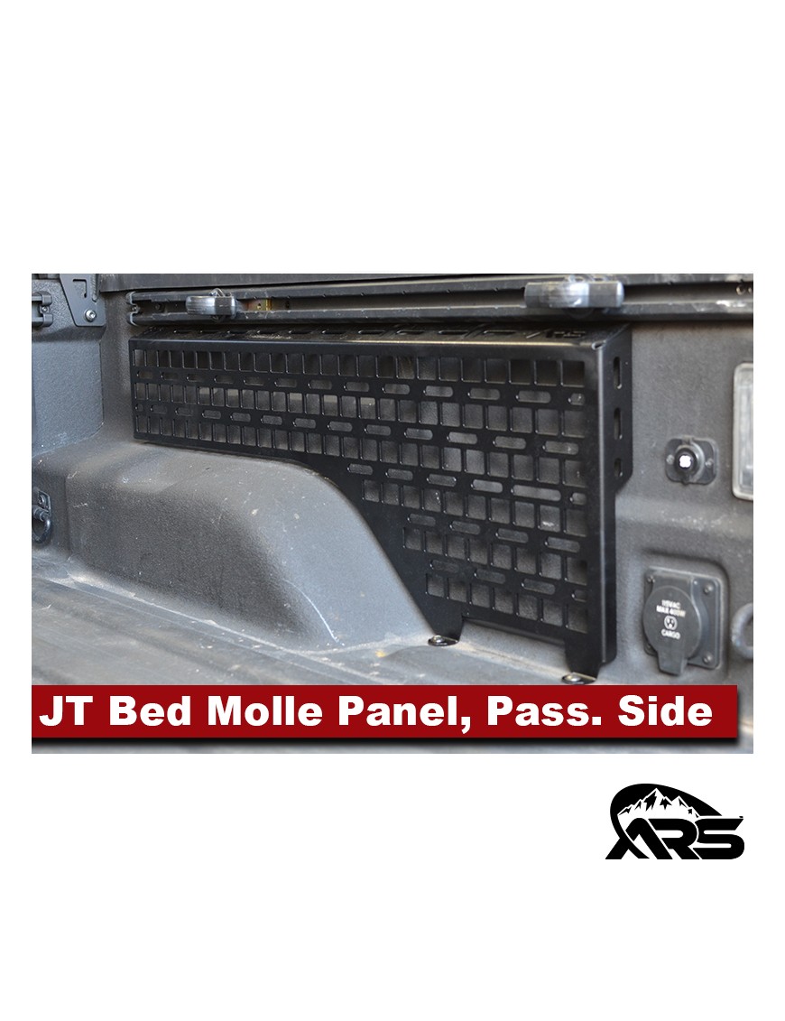 MetalCloak Panel MOLLE do skrzyni ładunkowej, strona pasażera, Jeep Gladiator JT
