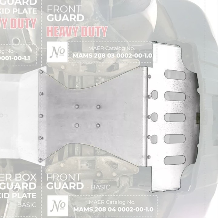 Płyta osłonowa podwozia przód Heavy Duty MAER - ujęcie 3