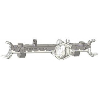 Wzmocnienie mostu przód Dana 44 JK z relokacją mocowań zawieszenia do Jeep WJ lift 4"+ Iron Rock Off Road