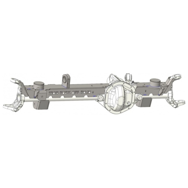 Wzmocnienie mostu przód Dana 44 JK z relokacją mocowań zawieszenia do Jeep WJ lift 4"+ Iron Rock Off Road