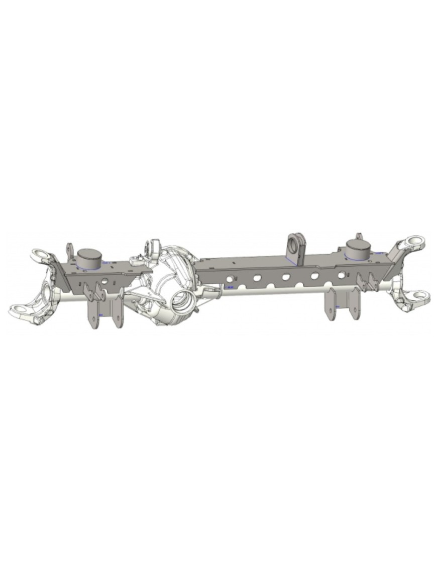 Wzmocnienie mostu przód Dana 44 JK z relokacją mocowań zawieszenia do Jeep WJ lift 4"+