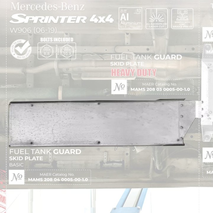 Płyta osłonowa zbiornika paliwa Heavy Duty MAER - ujęcie 3