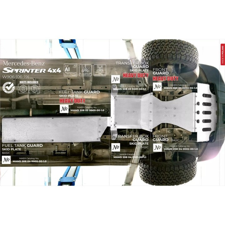 Płyta osłonowa zbiornika paliwa Heavy Duty MAER - ujęcie 4