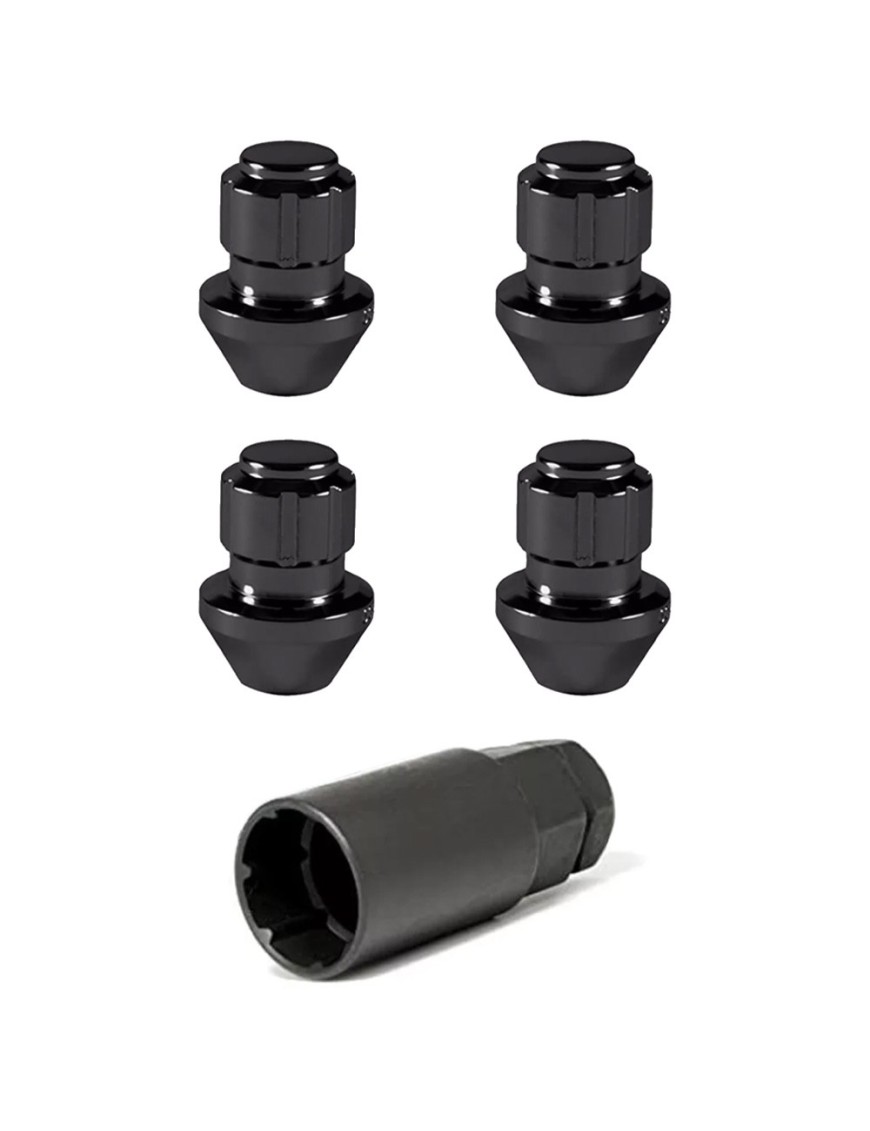 Nakrętki zabezpieczające do felg krótkie zestaw M14x1,5 Gorilla