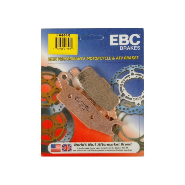 Klocki hamulcowe FA444R Grizzly 550 700 przód prawa