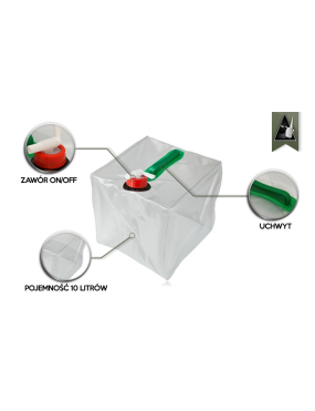 Pojemnik na wodę BCB Jerry Can Collapsible 10 litrów