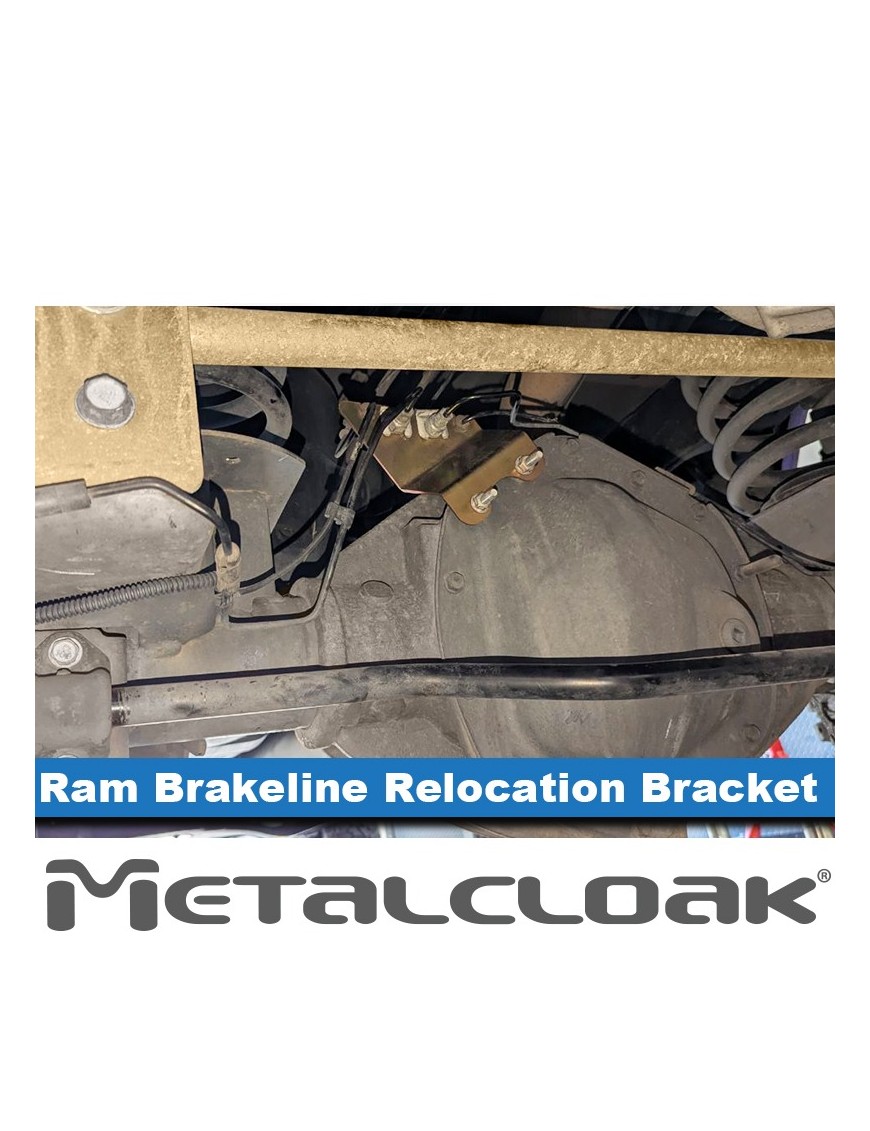 MetalCloak Wspornik przesuwający tylne przewody hamulcowe, RAM 2500 2014+