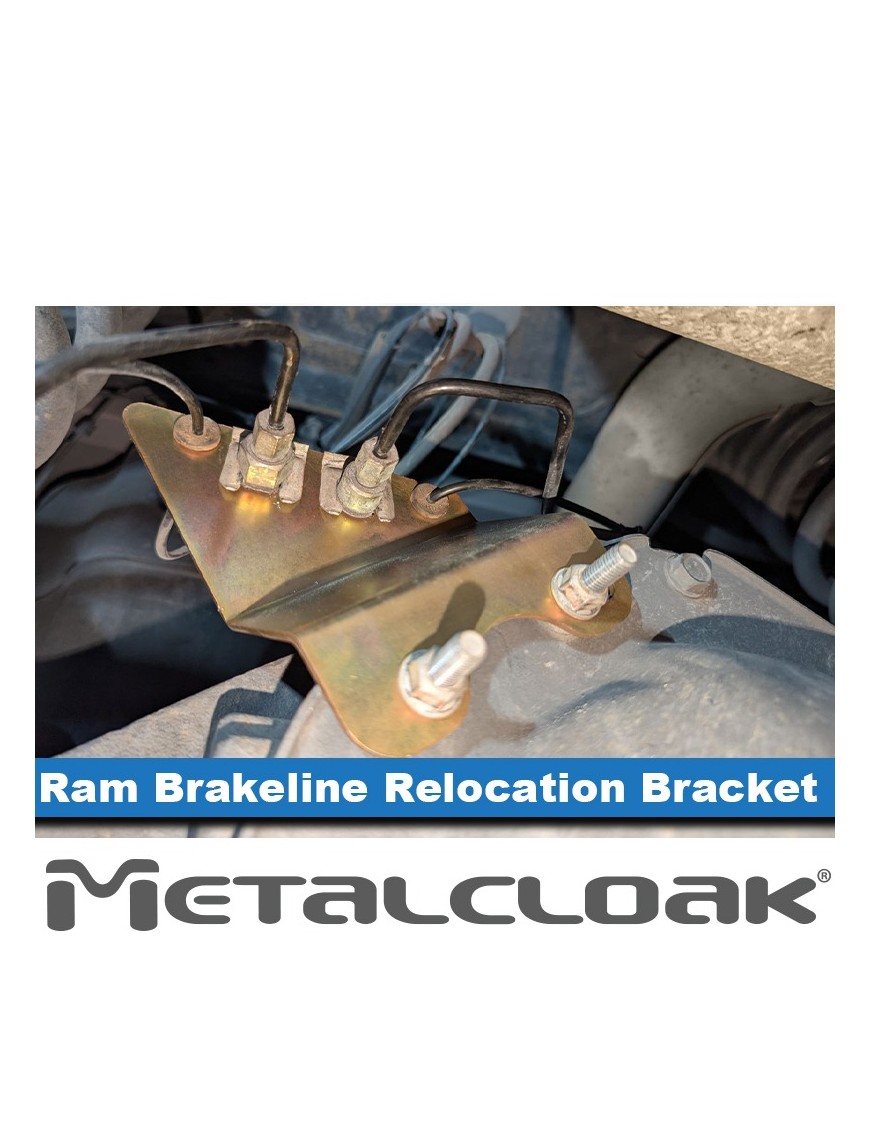 MetalCloak Wspornik przesuwający tylne przewody hamulcowe, RAM 2500 2014+