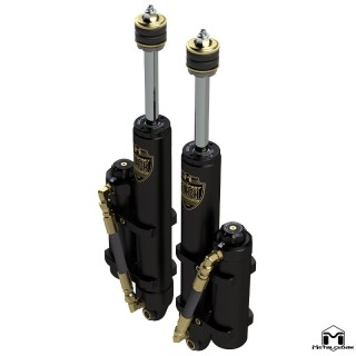MetalCloak Amortyzatory RockSport BLACK ze zbiornikiem, tył, para, lift 3,5", RAM 2500 2014+ - ujęcie 2