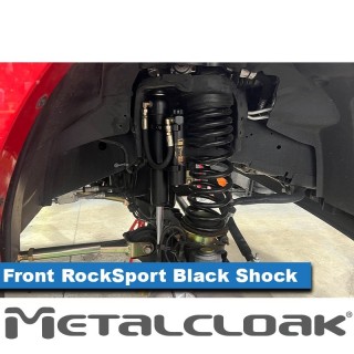 MetalCloak Amortyzatory RockSport BLACK ze zbiornikiem, przód, para, lift 3,5", RAM 2500 2014+ - ujęcie 2