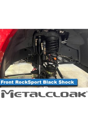 MetalCloak Amortyzatory RockSport BLACK ze zbiornikiem, przód, para, lift 3,5", RAM 2500 2014+
