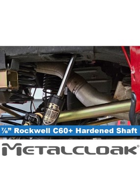 MetalCloak Amortyzatory RockSport BLACK ze zbiornikiem, tył, para, lift 3,5", RAM 2500 2014+