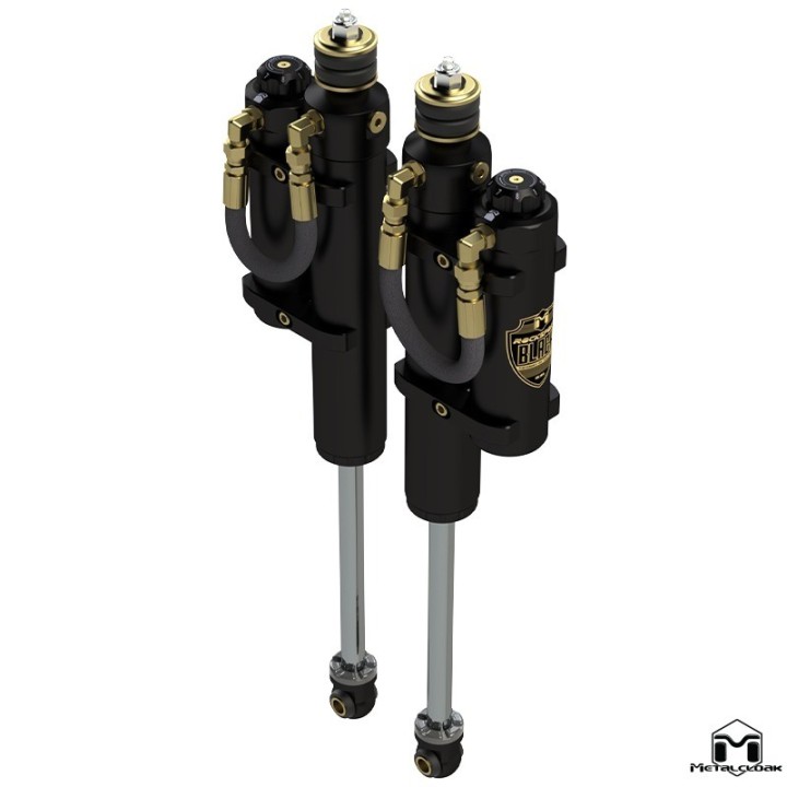 MetalCloak Amortyzatory RockSport BLACK ze zbiornikiem, przód, para, lift 3,5", RAM 2500 2014+ - ujęcie 6