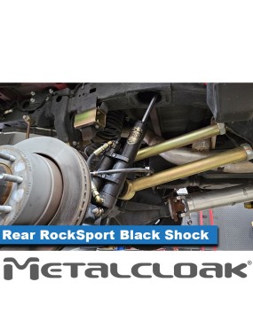 MetalCloak Amortyzatory RockSport BLACK ze zbiornikiem, tył, para, lift 4,5", RAM 2500 2014+