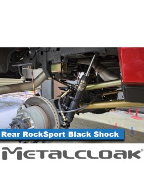 MetalCloak Amortyzatory RockSport BLACK ze zbiornikiem, tył, para, lift 4,5", RAM 2500 2014+