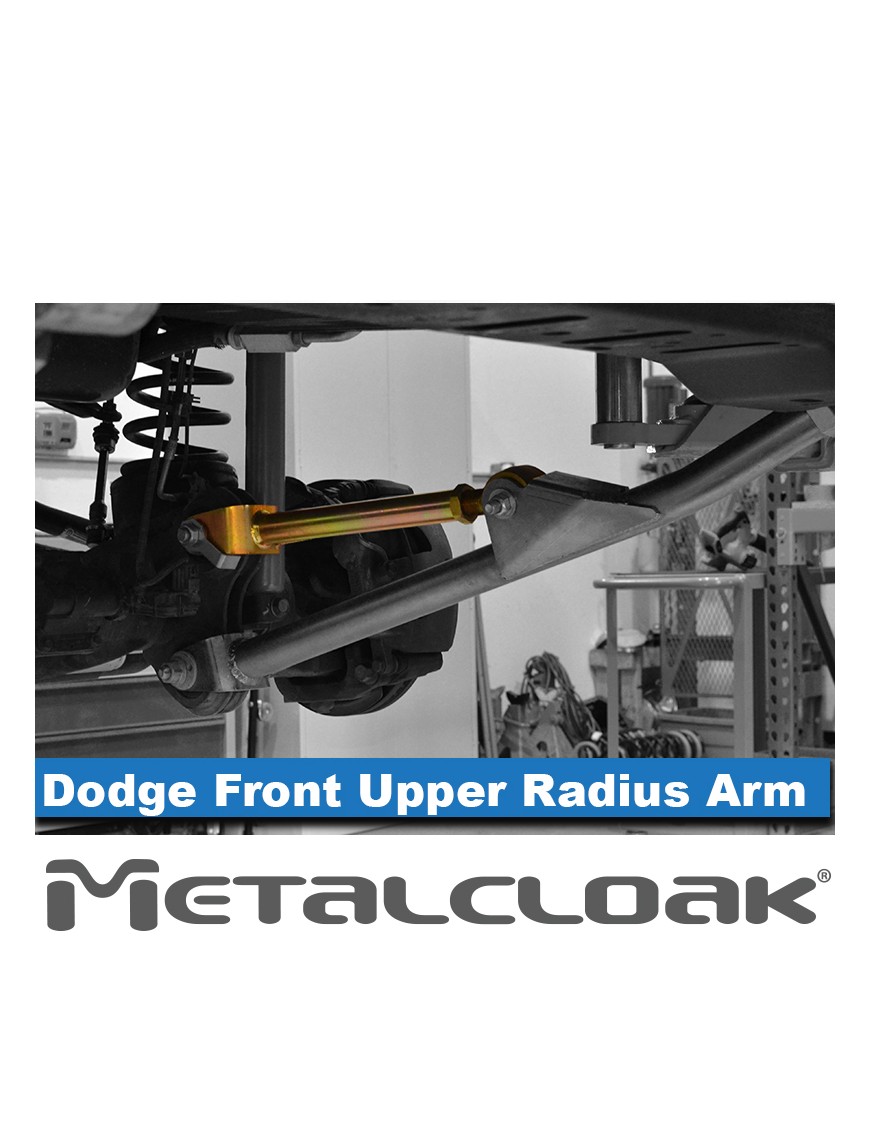 MetalCloak Górny wahacz radius Duroflex, przód, RAM 2500/3500 2014+